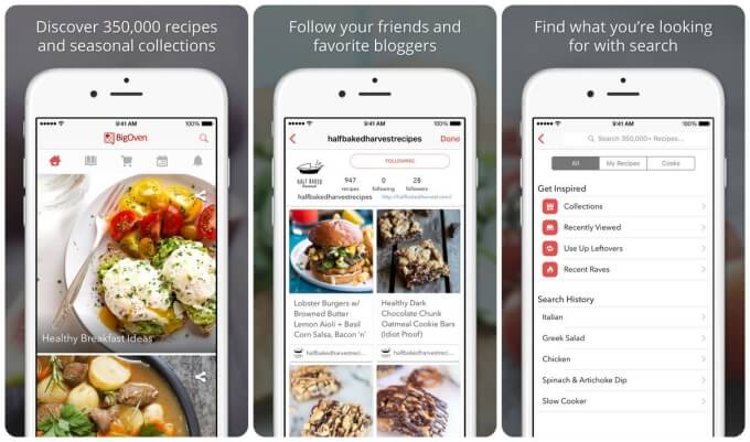 Best Top 5 Meal Planning and Cooking Apps Download